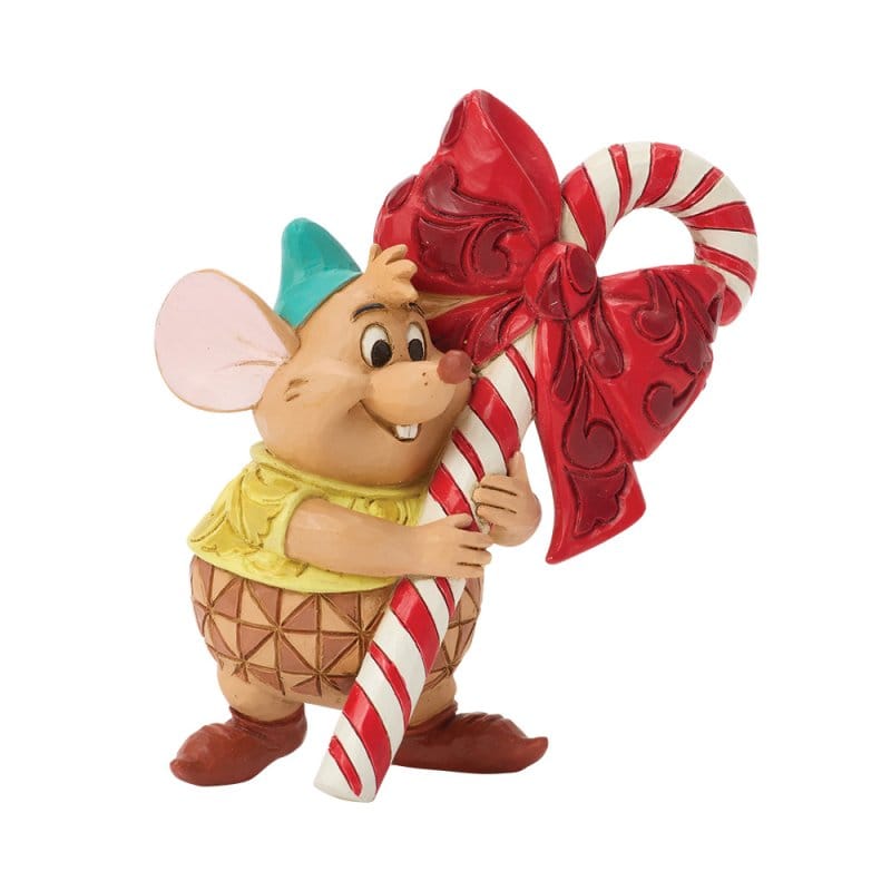 Disney Traditions Gus Candy Cane Mini Figurine by Jim Shore
