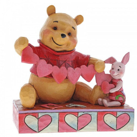 Disney Traditions Handmade Valentines - Pooh and Piglet Figurine 4059746