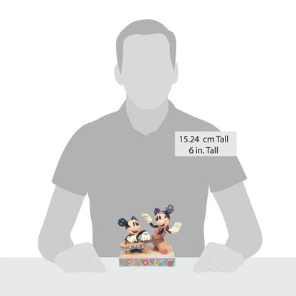 Disney Traditions Hawaiian Holiday (Mickey & Minnie Hawaii Figurine) By Jim Shore 6016330