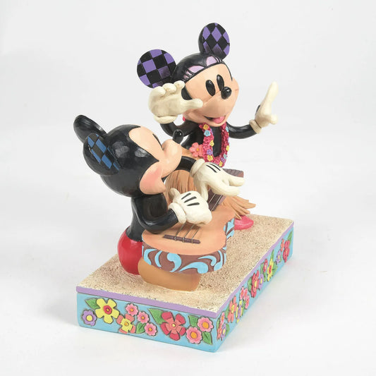 Disney Traditions Hawaiian Holiday (Mickey & Minnie Hawaii Figurine) By Jim Shore 6016330