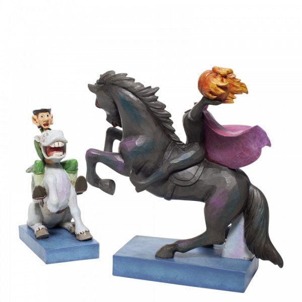 Disney Traditions Headless Horseman and Ichabod Crane Figurine 6007059