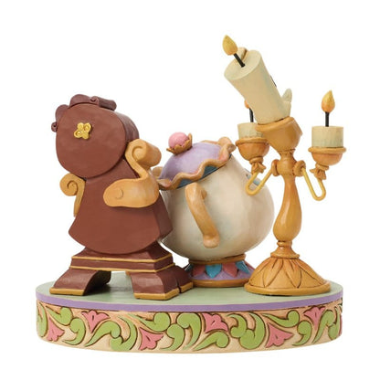 Disney Traditions Heart of the Castle (Lumiere, Mrs Potts, Cogsworth and Chip) Figurine by Jim Shore