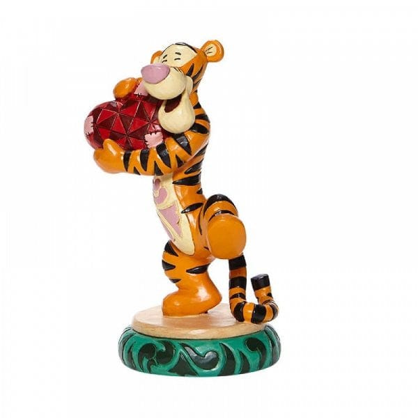Disney Traditions Heartfelt Hug - Tigger Holding Heart Figurine 6008073
