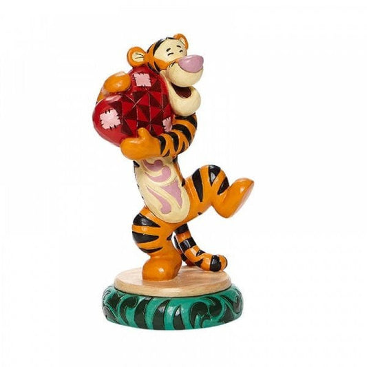 Disney Traditions Heartfelt Hug - Tigger Holding Heart Figurine 6008073