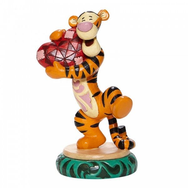 Disney Traditions Heartfelt Hug - Tigger Holding Heart Figurine 6008073