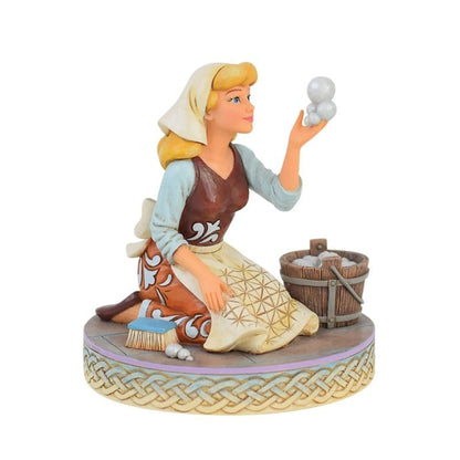 Disney Traditions Hope in Every Bubble Cinderella Bubbles Figurine By Jim Shore