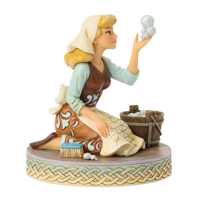 Disney Traditions Hope in Every Bubble Cinderella Bubbles Figurine By Jim Shore