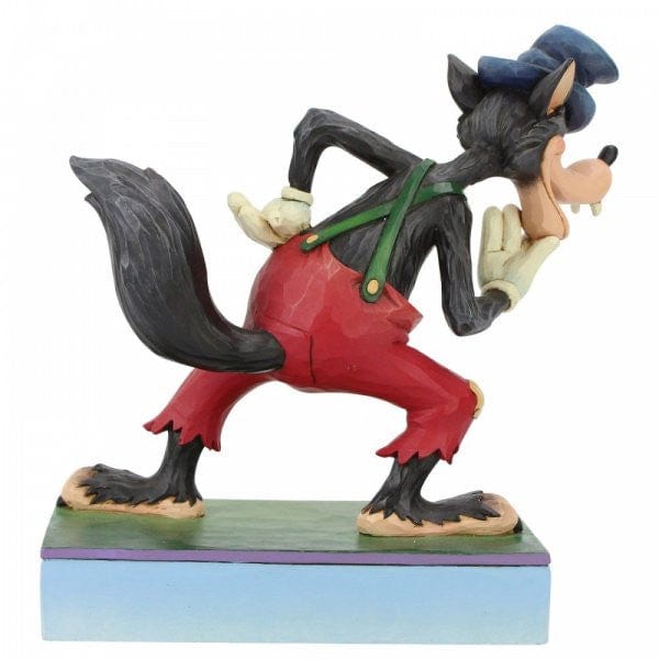 Disney Traditions I'll Huff and I'll Puff! - Silly Symphony Big Bad Wolf Figurine 6005973