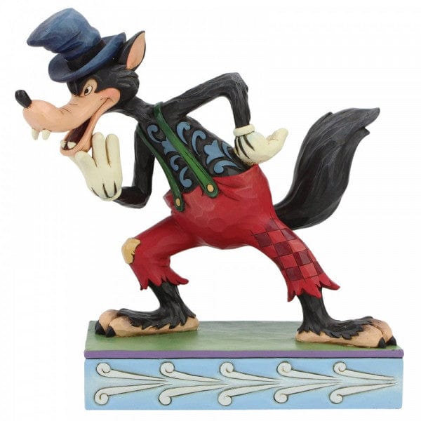 Disney Traditions I'll Huff and I'll Puff! - Silly Symphony Big Bad Wolf Figurine 6005973
