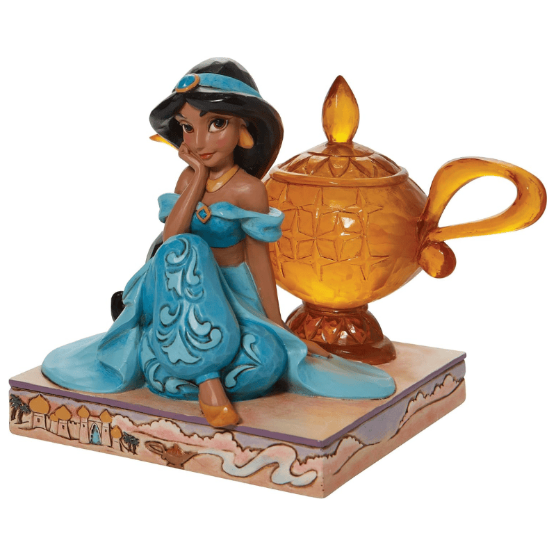 Disney Traditions Jasmine and Genie Lamp Figurine By Jim Shore 6010097