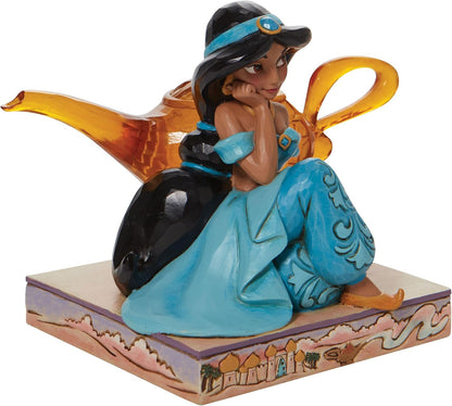 Disney Traditions Jasmine and Genie Lamp Figurine By Jim Shore 6010097