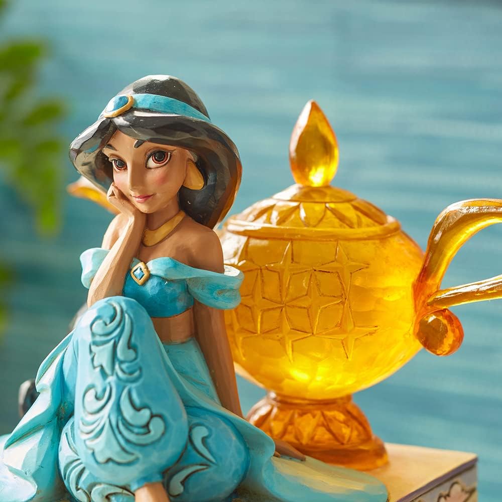 Disney Traditions Jasmine and Genie Lamp Figurine By Jim Shore 6010097