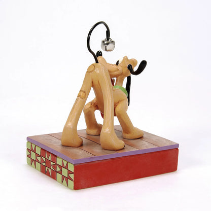 Disney Traditions Jolly Jingle Tail (Pluto with Bells) Figurine By Jim Shore 6016885