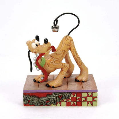 Disney Traditions Jolly Jingle Tail (Pluto with Bells) Figurine By Jim Shore 6016885