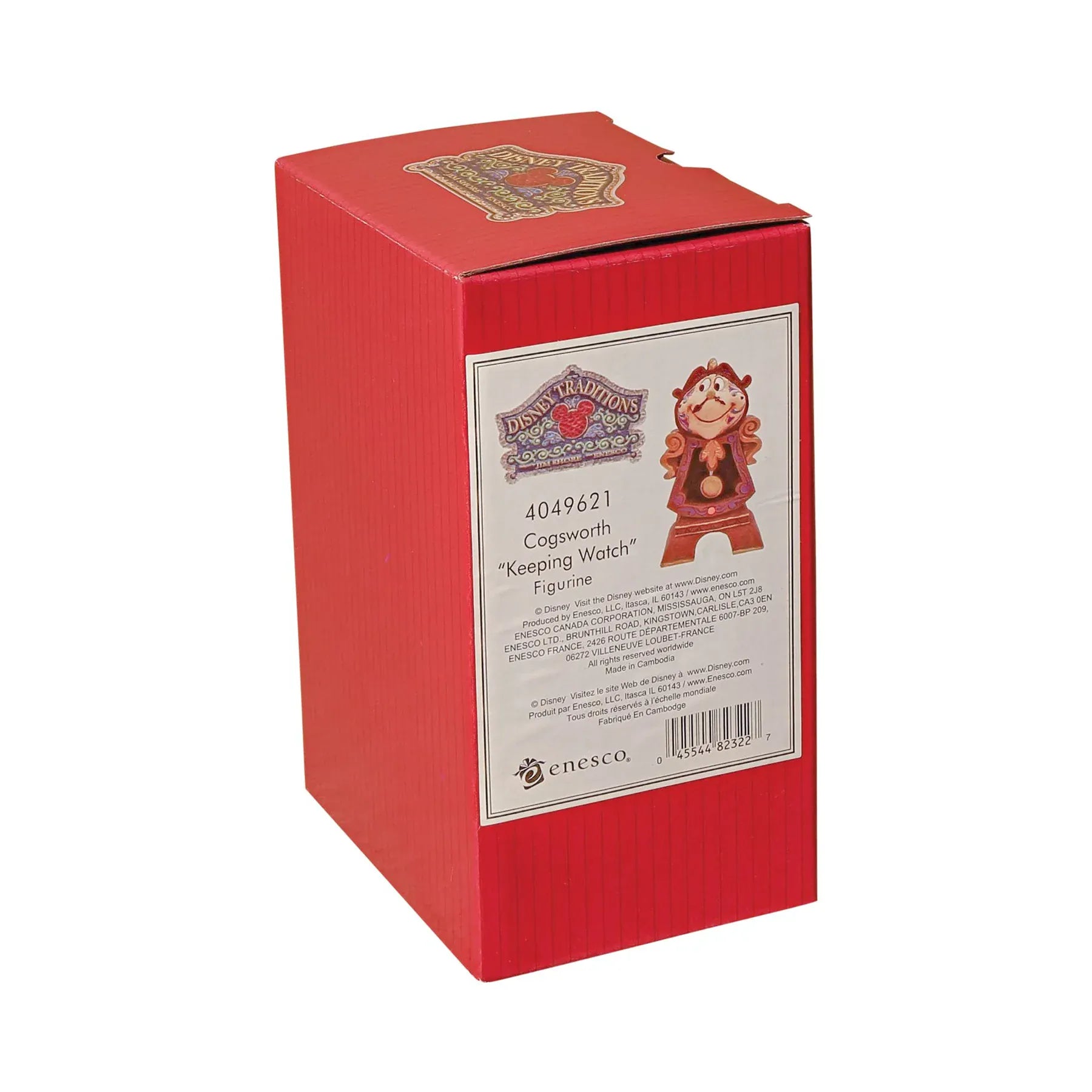 Disney Traditions Keeping Watch - Cogsworth Figurine 4049621