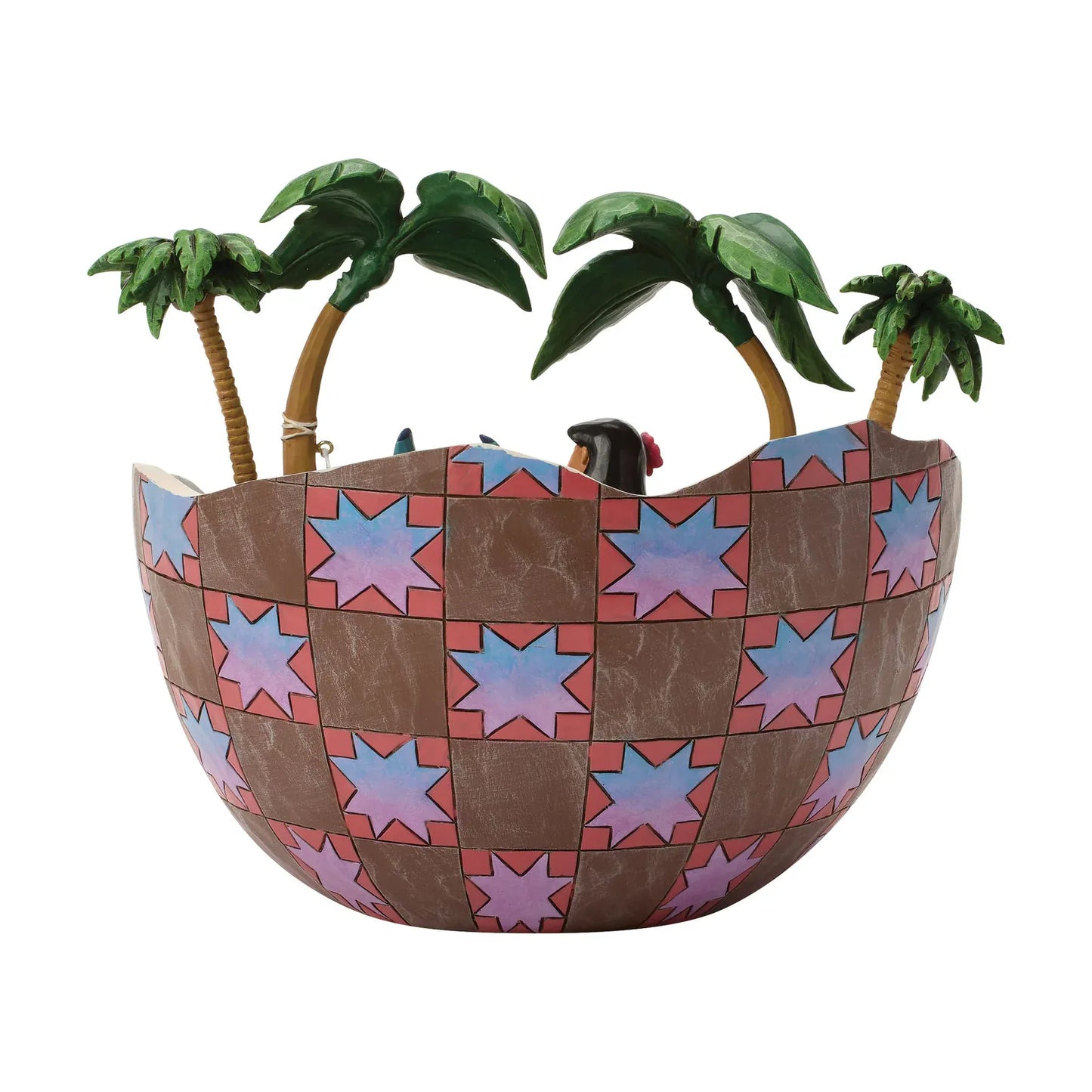 Disney Traditions Lilo and Stitch Coconut Movie Moment Figurine by Jim Shore