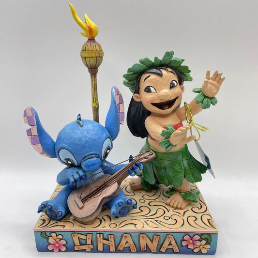 Disney Traditions Lilo and Stitch Figurine Signed by Jim Shore 4027136
