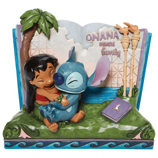 Disney Traditions Lilo & Stitch Storybook Figurine by Jim Shore