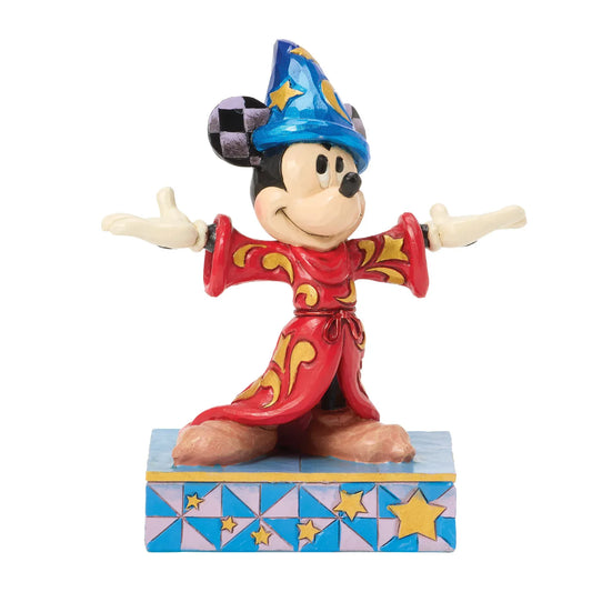 Disney Traditions Magical Moment (Sorcerer Mickey) Figurine By Jim Shore 6016900