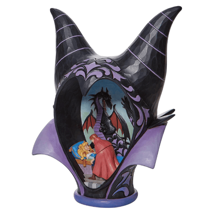 Disney Traditions Maleficent Diorama Headdress True Love's Kiss Figurine by Jim Shore