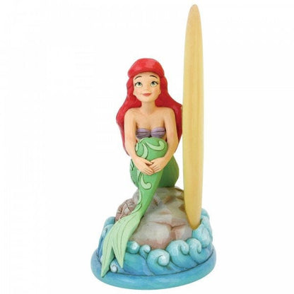 Disney Traditions Mermaid by Moonlight - Ariel with Light up Moon Figurine 6005954