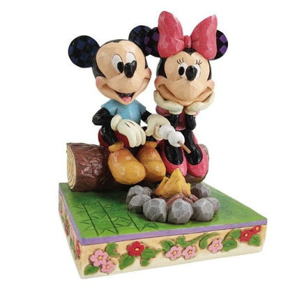 Disney Traditions Mickey and Minnie Campfire Figurine By Jim Shore 6011938