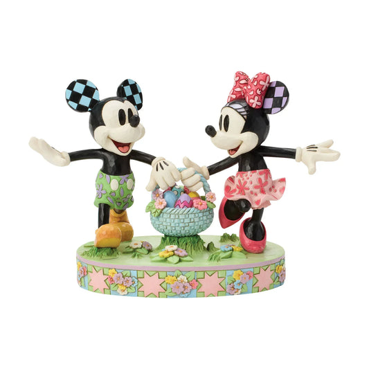 Disney Traditions Mickey and Minnie Easter Figurine by Jim Shore