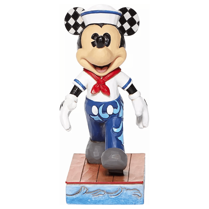 Disney Traditions Mickey Mouse Snazzy Sailor Personality Pose Figurine by Jim Shore