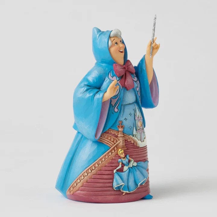 Disney Traditions Midnight Magic (Cinderella Fairy Godmother) Figurine By Jim Shore 6016898