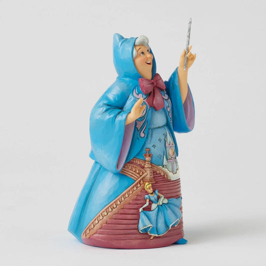 Disney Traditions Midnight Magic (Cinderella Fairy Godmother) Figurine By Jim Shore 6016898