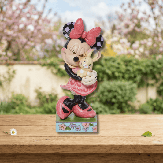 Disney Traditions Minnie Holding Bunny Figurine By Jim Shore 6011918