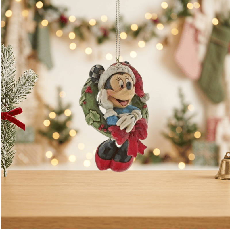 Disney Traditions Minnie Mouse Hanging Ornament Christmas Decoration