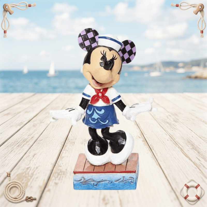 Disney Traditions Minnie Mouse Sassy Sailor Personality Pose Figurine by Jim Shore