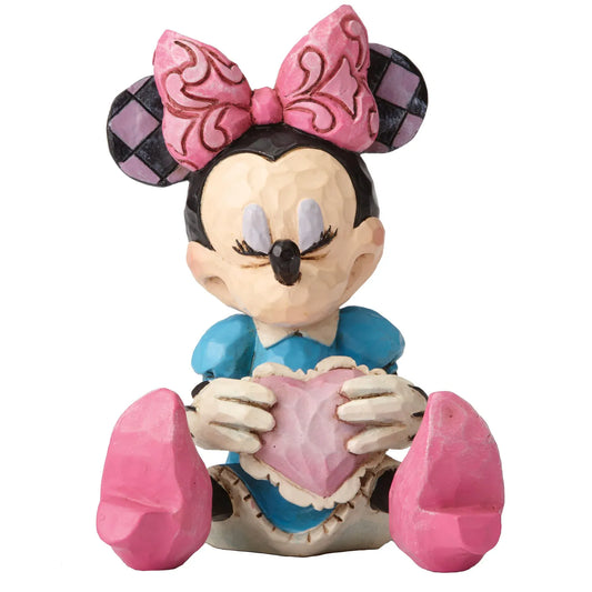 Disney Traditions Minnie Mouse with Heart Mini Figurine 4054285