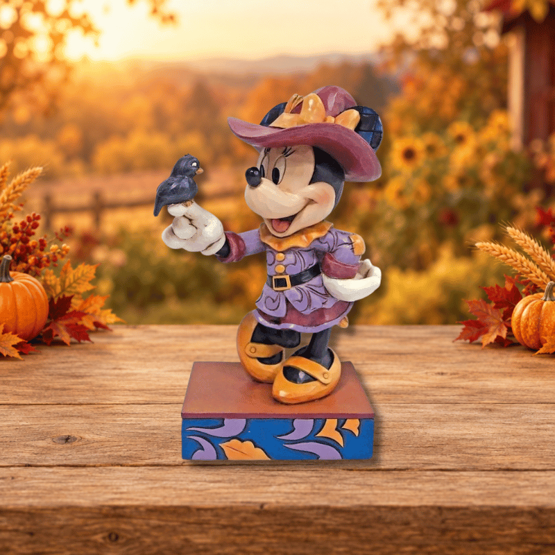Disney Traditions Minnie Scarecrow Figurine By Jim Shore 6010861
