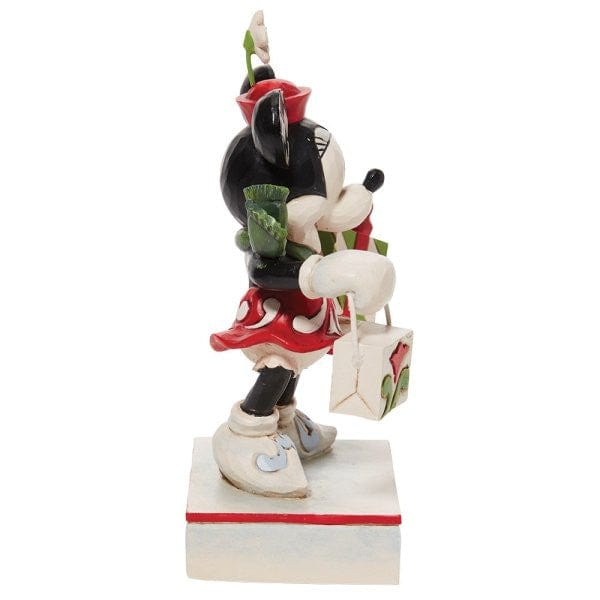 Disney Traditions Minnie with Bag and Present Figurine By Jim Shore 6010870