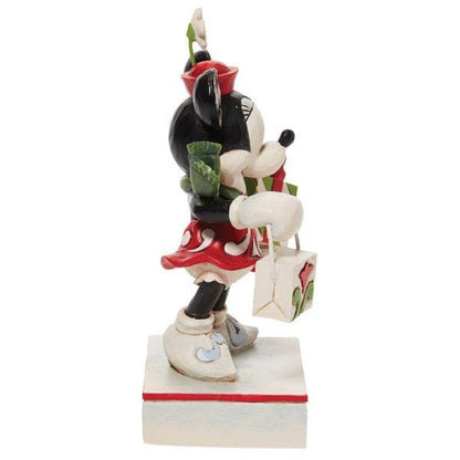 Disney Traditions Minnie with Bag and Present Figurine By Jim Shore 6010870