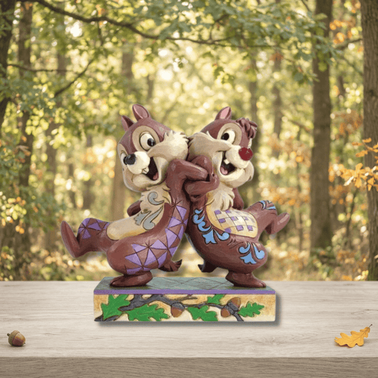 Disney Traditions Mischievous Mates Chip and Dale Figurine By Jim Shore 6011932