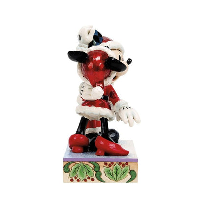 Disney Traditions Mistletoe Moments (Mickey and Minnie Mistletoe) Figurine By Jim Shore 6018709