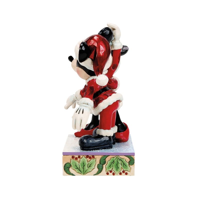 Disney Traditions Mistletoe Moments (Mickey and Minnie Mistletoe) Figurine By Jim Shore 6018709