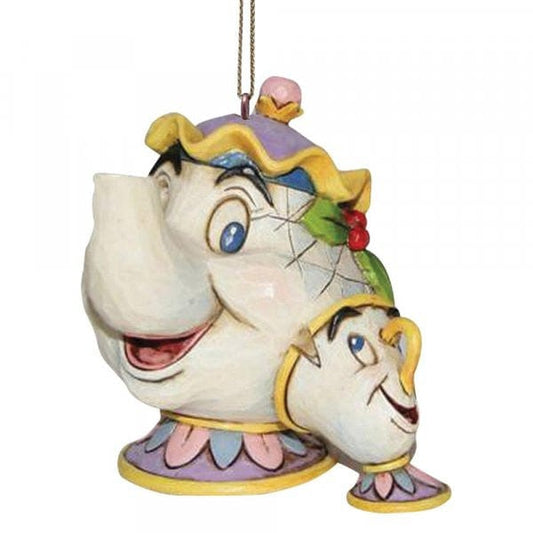 Disney Traditions Mrs Potts & Chip Hanging Ornament A21431