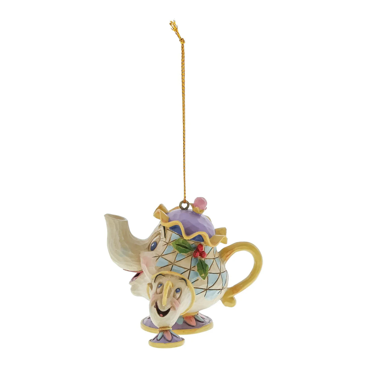 Disney Traditions Mrs Potts & Chip Hanging Ornament A21431