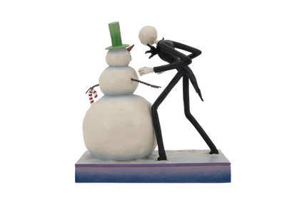 Disney Traditions Nightmare Before Christmas Jack Discovering Snowman Figurine By Jim Shore 6013056