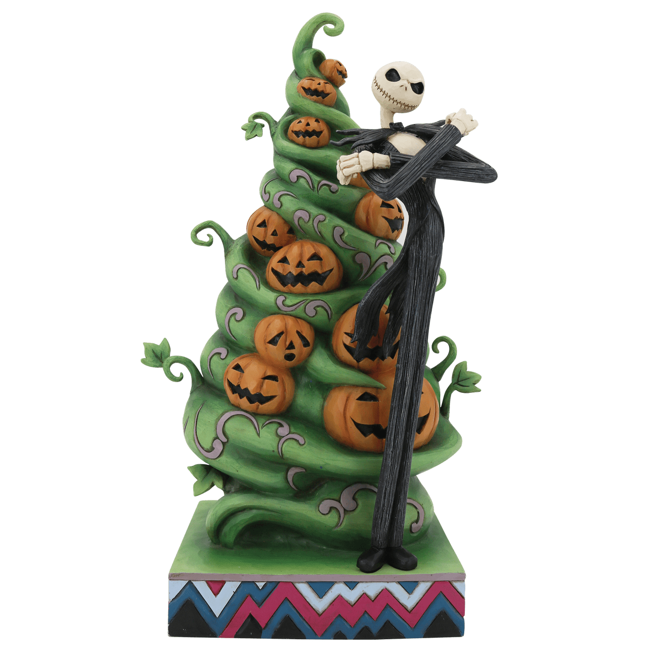 Disney Traditions Nightmare Before Christmas Jack with Tree (Interchangeable) Figurine By Jim Shore 6013055