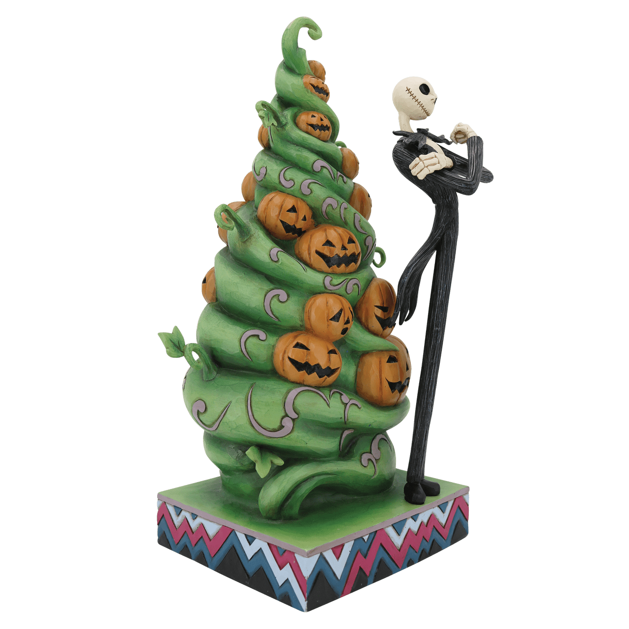 Disney Traditions Nightmare Before Christmas Jack with Tree (Interchangeable) Figurine By Jim Shore 6013055