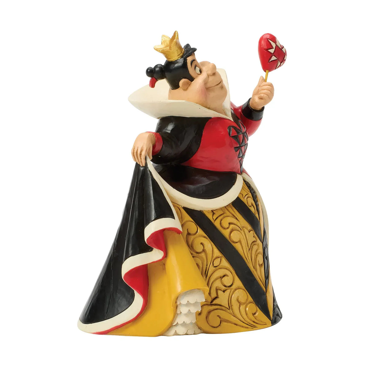 Disney Traditions Off With Their Heads! Queen of Hearts Figurine By Jim Shore