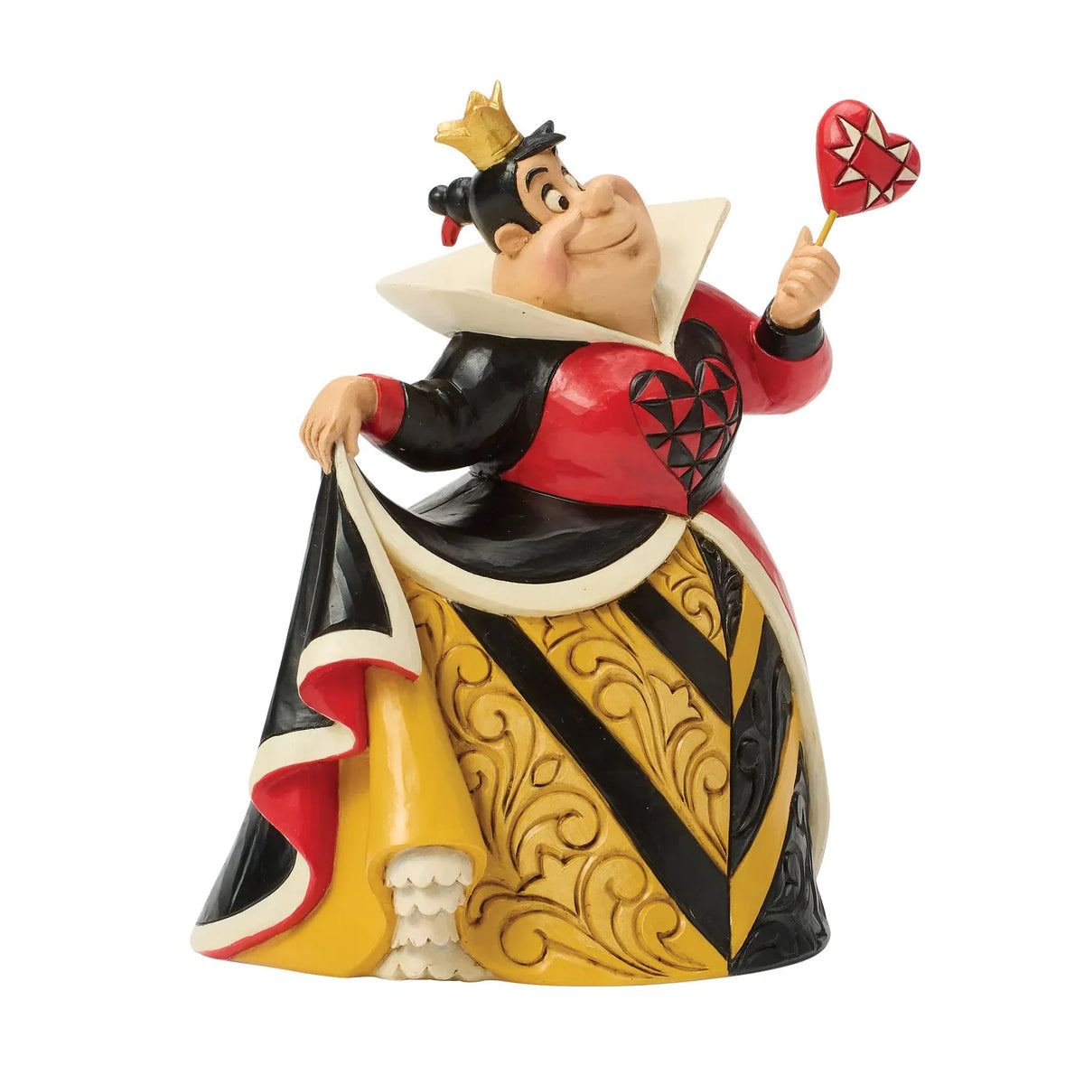 Disney Traditions Off With Their Heads! Queen of Hearts Figurine By Jim Shore