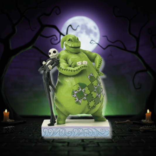 Disney Traditions One More Roll (Jack and Oogie Boogie) Figurine By Jim Shore 6017934