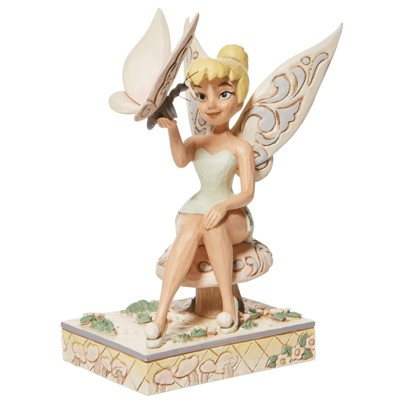 Disney Traditions Passionate Pixie - White Woodland Tinker Bell Figurine 6008994