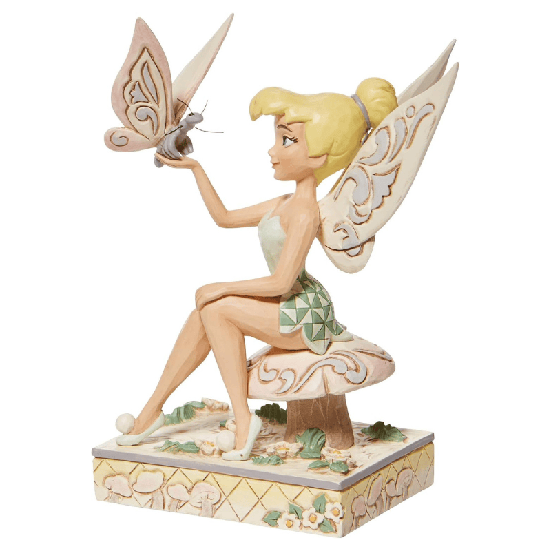 Disney Traditions Passionate Pixie - White Woodland Tinker Bell Figurine 6008994